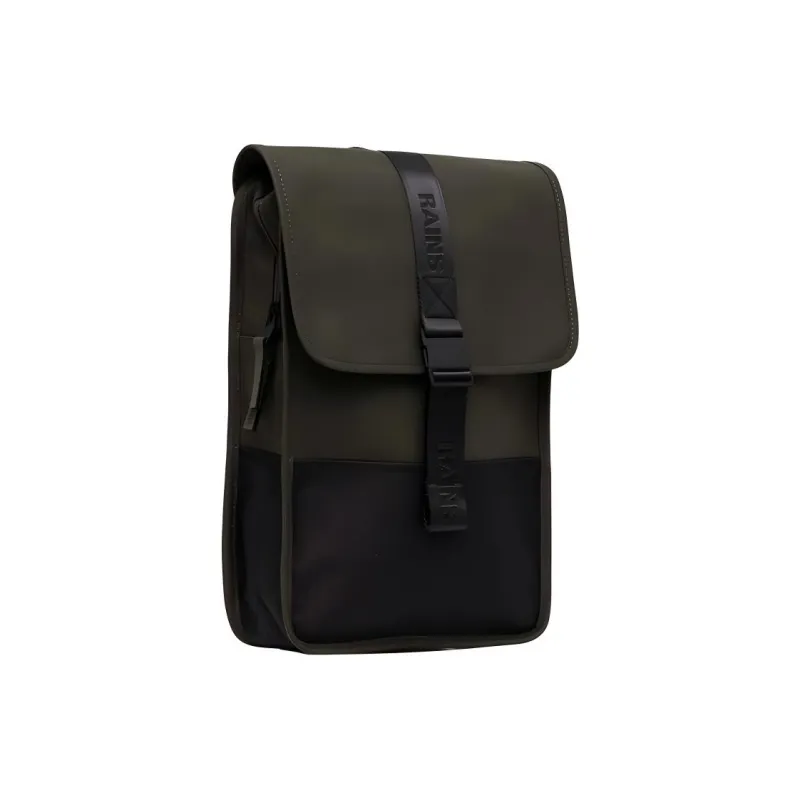 Rains Polyester Backpack Mini Unisex Green-1