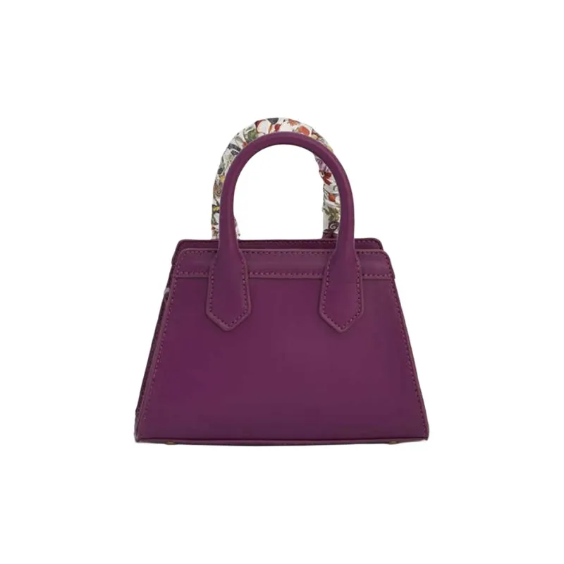 Fable PU One Shoulder Handbag Medium Size Women's Purple-3