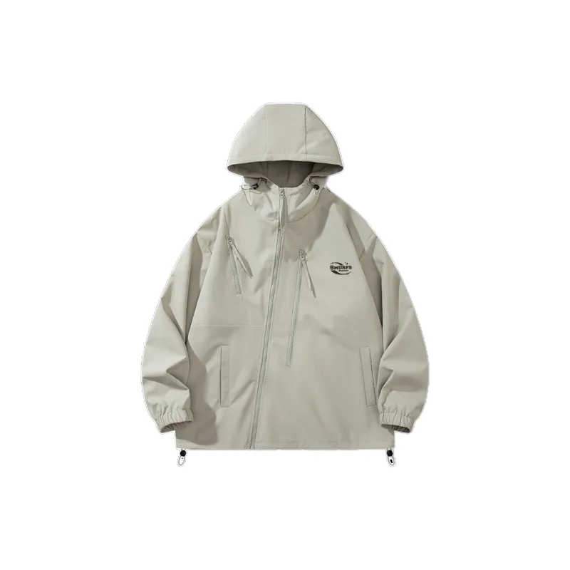 The Smurfs Jackets Coats Unisex Light Gray Green-2