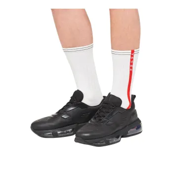 PRADA FW24 Ankle Socks Men's White