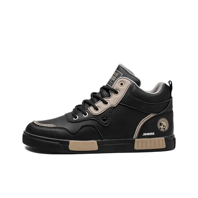 King Jinmai Slip-Resistant Mid-Top Skateboard Shoes Men's-5