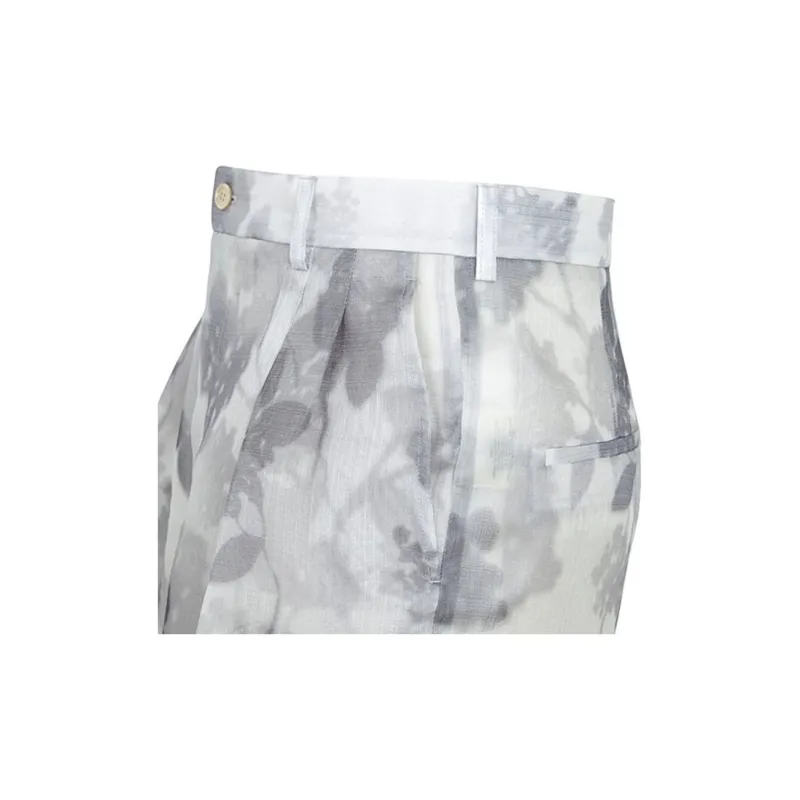 FENDI Casual Shorts Men Gray-2