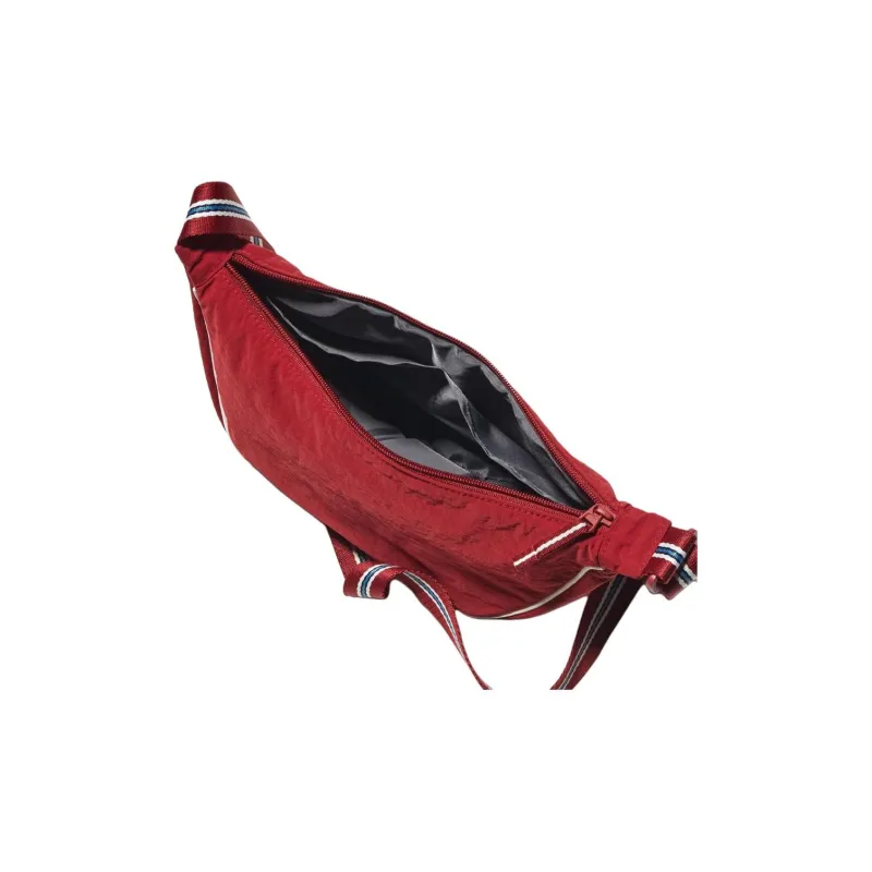 UNIQLO Polyamide Dumpling Bag, Crossbody Bag, Shoulder Bag Regular Women's Coral Red-3