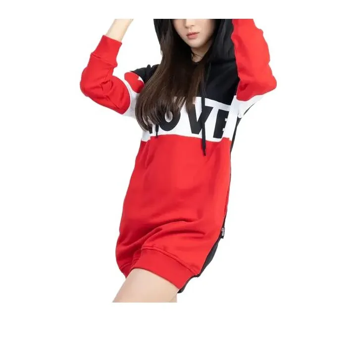 MOSCHINO Long Sleeved Dresses Women's Red-2