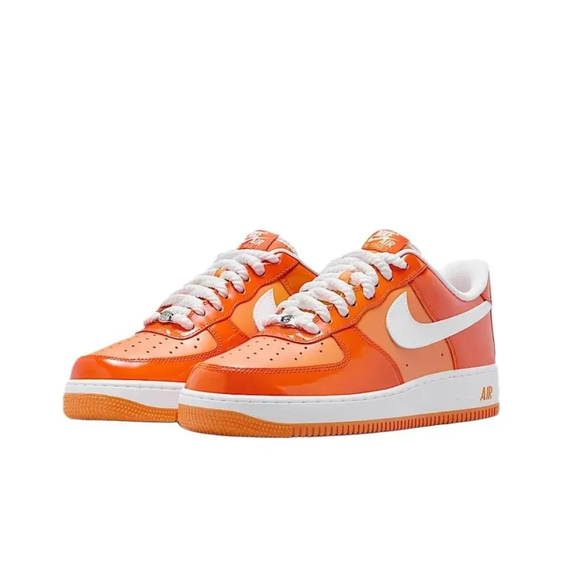 Nike Air Force 1 Low '07 Orange White Patent-2