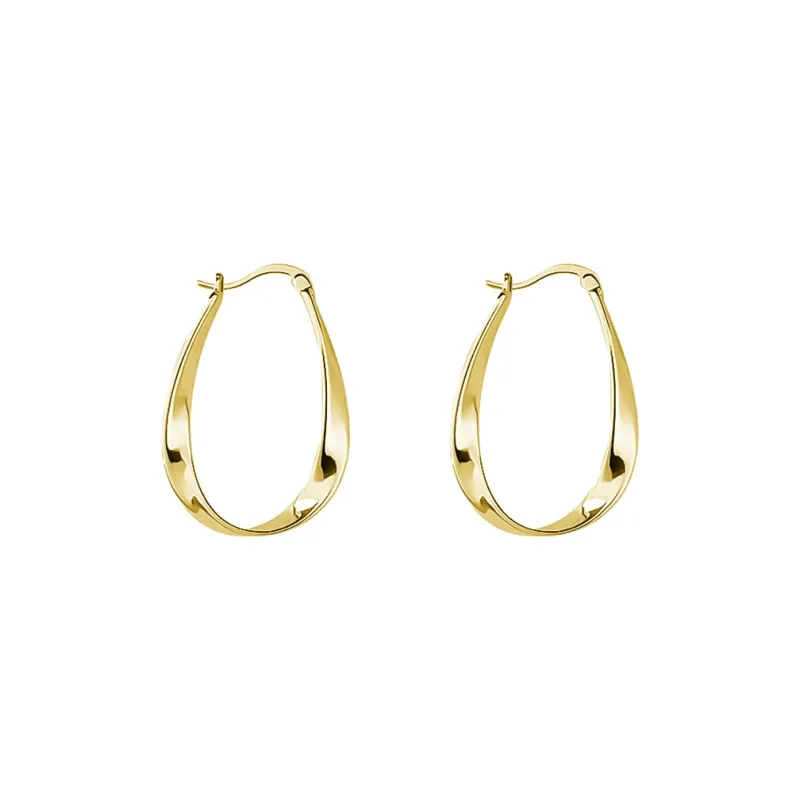 WAW Gold Plated Copper Earrings Women's-0
