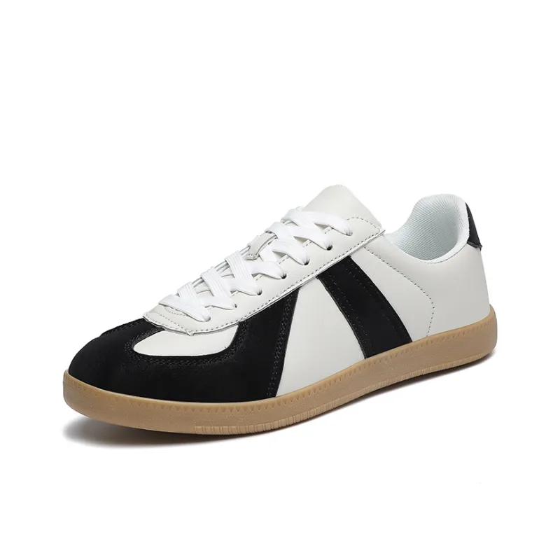 JANECO Anti Slip Wear Resistant Low Top Skateboard Shoes Unisex-1