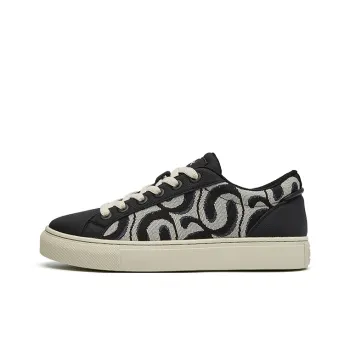 Oak Elephant Coverage Low Top Skateboard Shoes Men's Black
