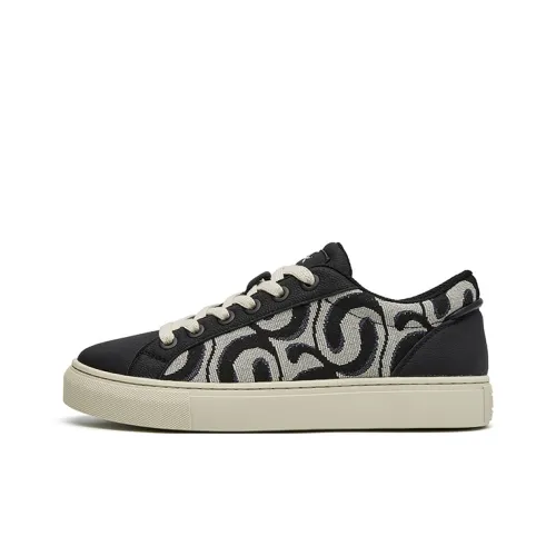 Oak Elephant Coverage Low Top Skateboard Shoes Men's Black