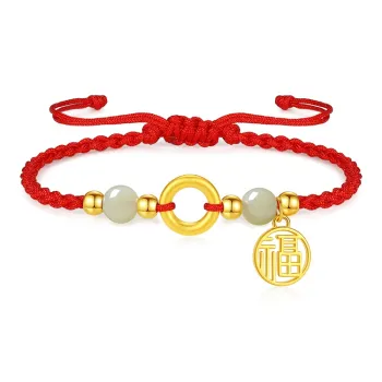 Furunlai Gold Bracelet Unisex