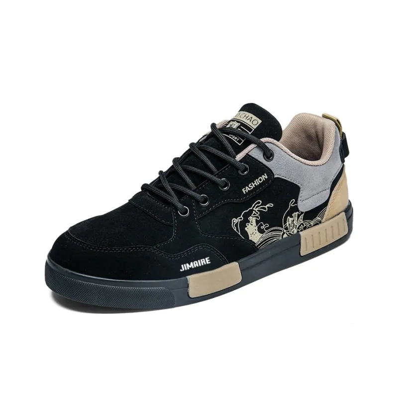 King Jinmai Slip Resistant Low Top Skateboard Shoes Men's-6