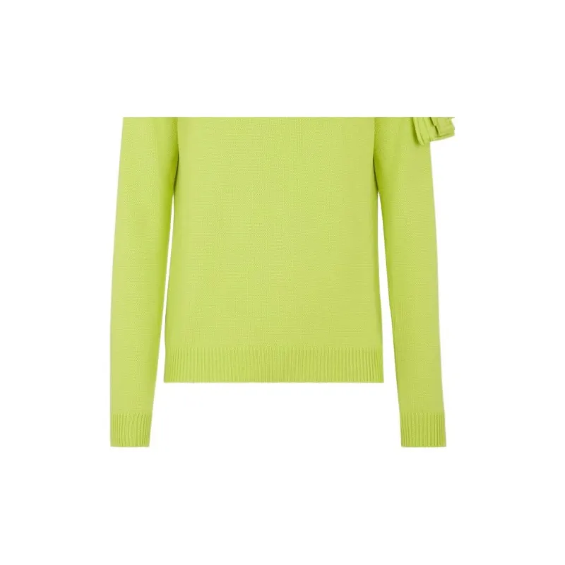 FENDI Cashmere Sweaters Men Green-5