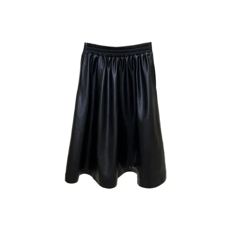 Kele Coco Leather Long Skirts Women's-4