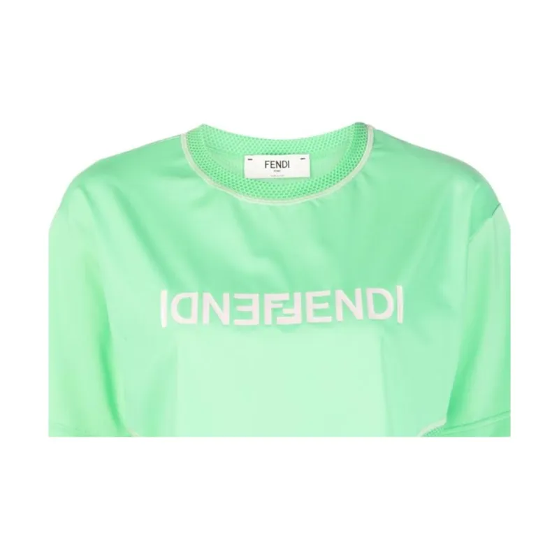 FENDI T Shirts Women's Green-4