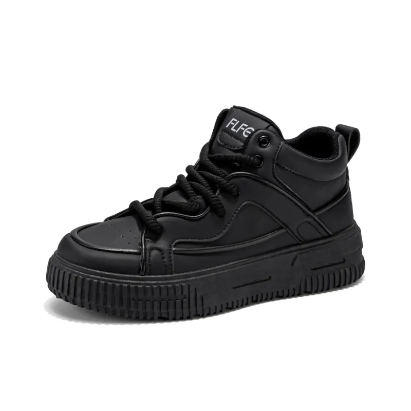 TEXWOOD Anti Slip And Wear Resistant Height Increasing Coverage High Top Skateboard Shoes Men's-14