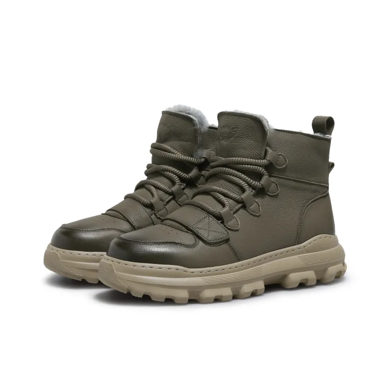Desai Snow Boots Men Khaki, Gray Khaki-6