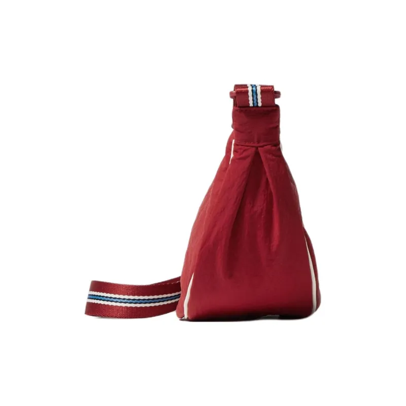 UNIQLO Polyamide Dumpling Bag, Crossbody Bag, Shoulder Bag Regular Women's Coral Red-1