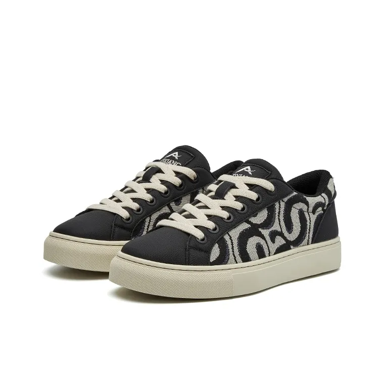 Oak Elephant Coverage Low Top Skateboard Shoes Men's Black-2
