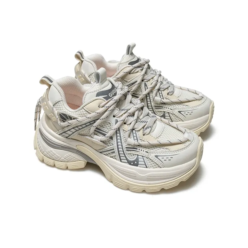 Ancient Finches Wear-Resistant Low-Top Chunky Sneakers Unisex-1
