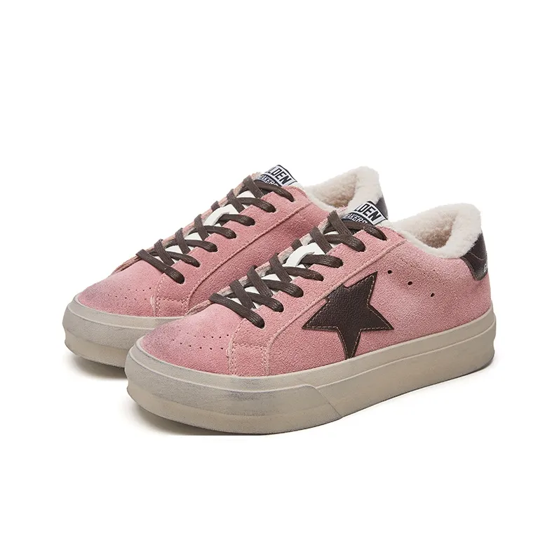 BENZI Warm Anti Slip And Wear Resistant Low Top Skateboard Shoes Women's-13