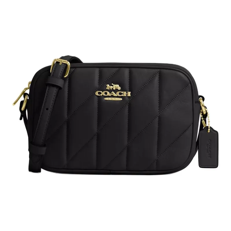 COACH Nappa Leather Camera Bag, Crossbody Bag, Shoulder Bag Mini Women's Black-0
