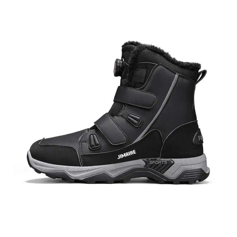 King Jinmai Warm Slip Resistant Short Snow Boots Unisex-6