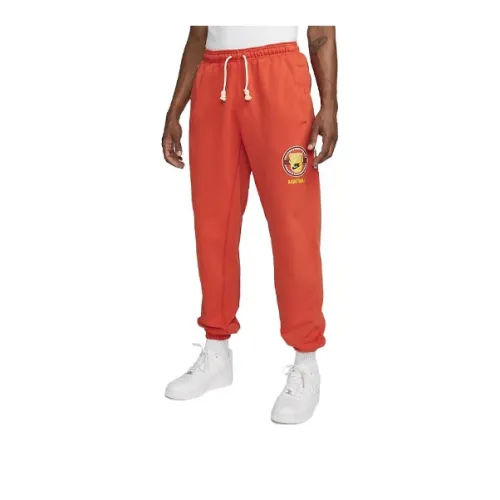 Nike Knitted Sweatpants Men Orange
