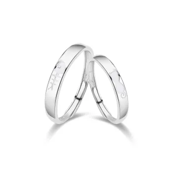 WANLIACC S999 Fine Silver Rings Unisex