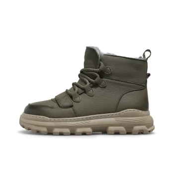 Desai Snow Boots Men Khaki, Gray Khaki