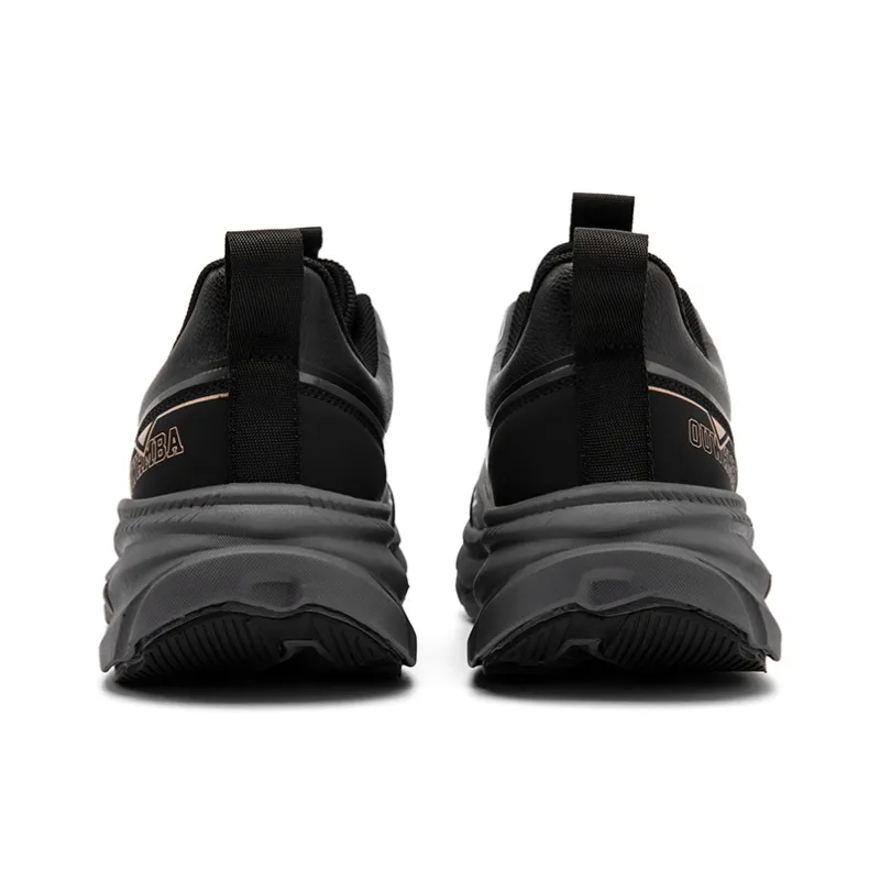 OUWENHEIMANBA Running Shoes Unisex Low Top Black/Neon Orange/White/Gray/Green/Gold-38