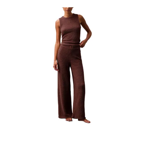 CALVIN KLEIN Pajama Pants Women's Brown