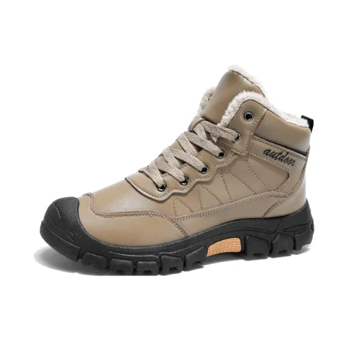 KUPE Slip Resistant Warm Short Snow Boots Men's