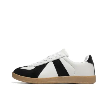 JANECO Anti Slip Wear Resistant Low Top Skateboard Shoes Unisex