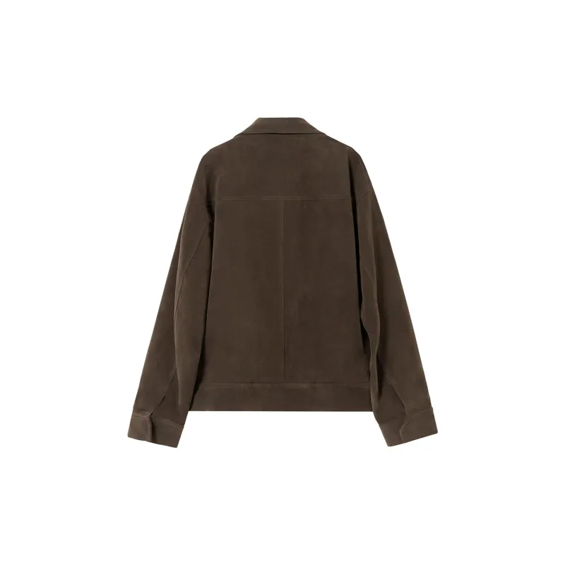 SOON FLOWER Jackets & Coats Unisex Coffee-1