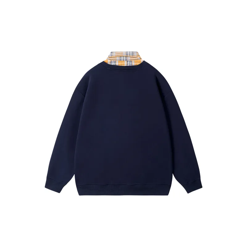 FOASIS Sweatshirt Unisex Navy Blue-3