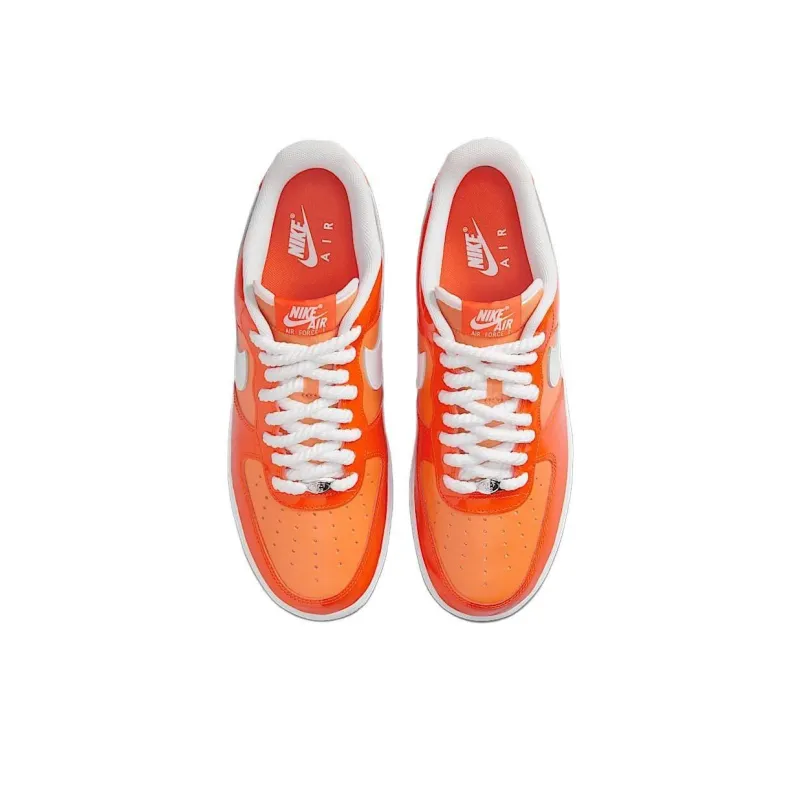 Nike Air Force 1 Low '07 Orange White Patent-3