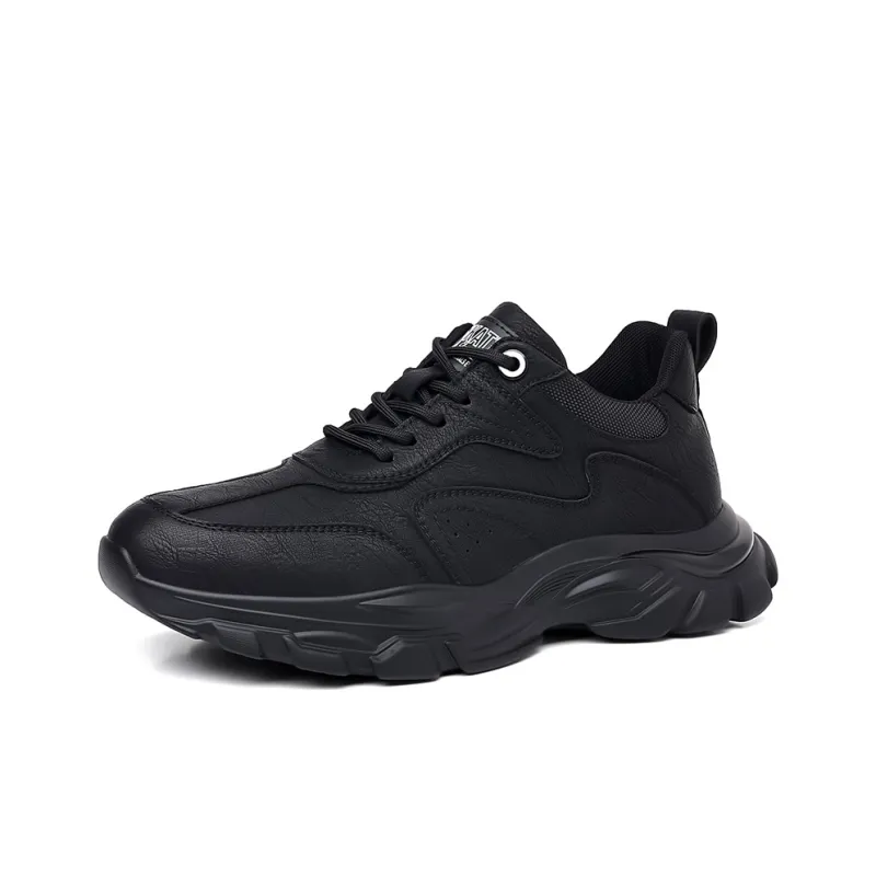 PTLS Slip Resistant Low Top Casual Shoes Men's Black-0