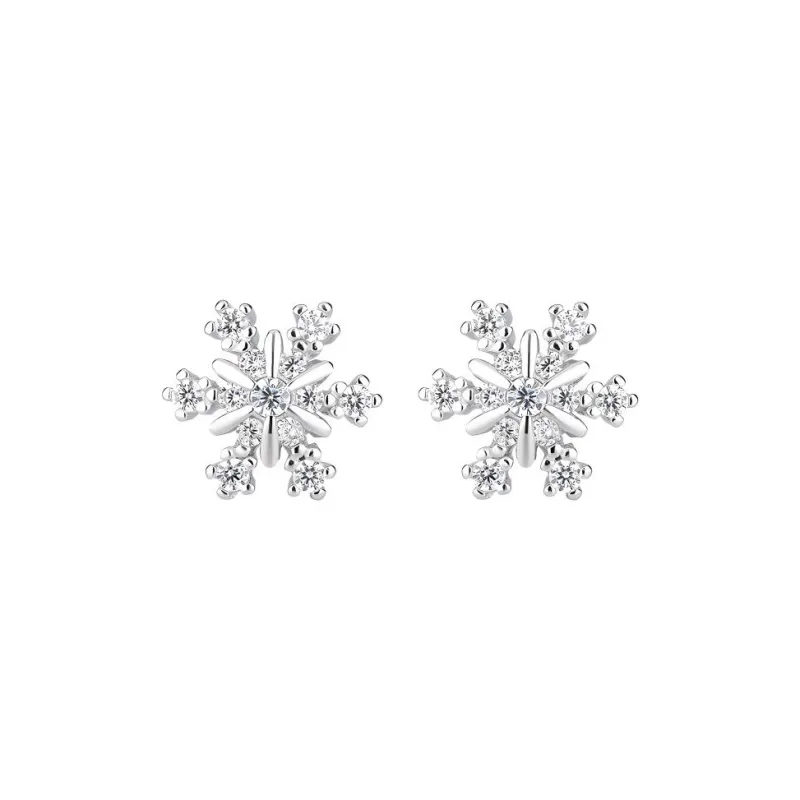 KING TAI FOOK 999 Fine Silver Stud Earrings Women's-0