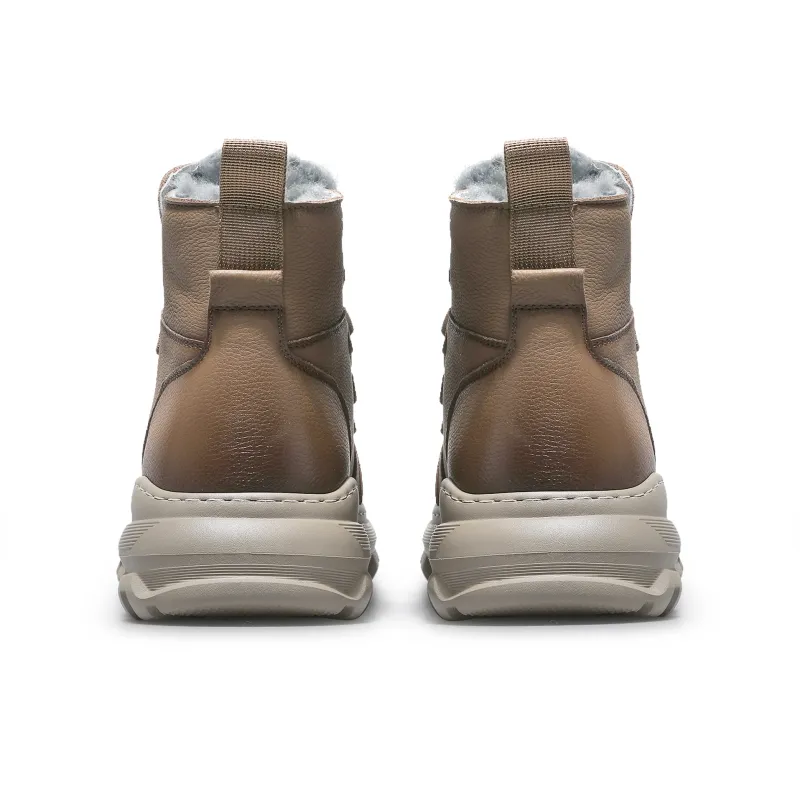 Desai Snow Boots Men Khaki, Gray Khaki-3