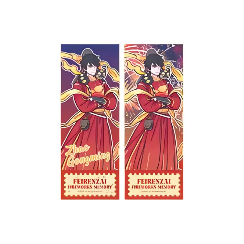 Inhuman Fei Ren Zai Main Characters Smoke Flower Time Collection Grating Laser Ticket Badges-2