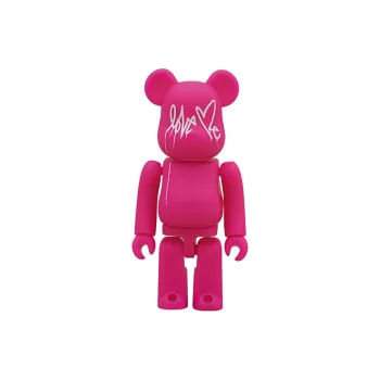 BE@RBRICK ANDA 1 Pink/ANDA 2 Black Hang Tag Box 100%