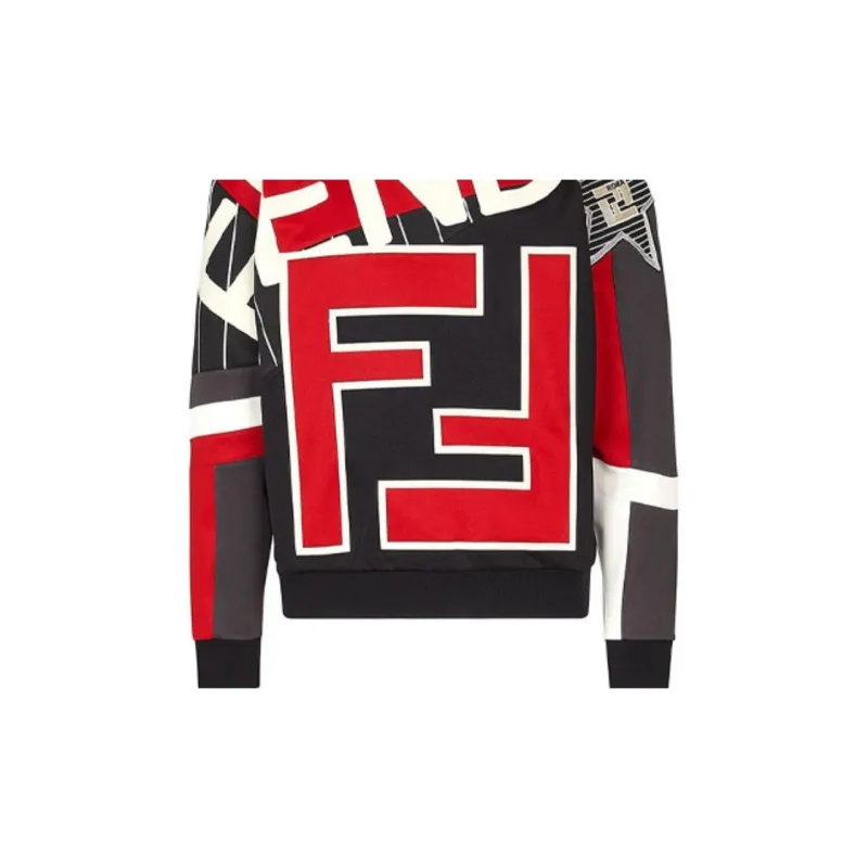FENDI Ff Logo Crewneck-3