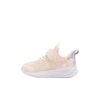 QIAODAN Anti Slip Wear Resistant Low Top Kids' Running Shoes Pink Purple Children Aged 3 7 Years Old