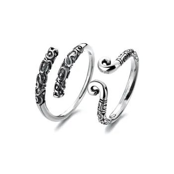XIHUILIN S925 Sterling Silver Rings Unisex
