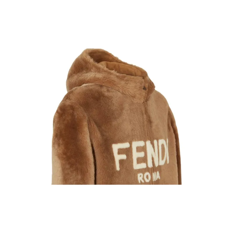 FENDI Jackets Women's Brown-2