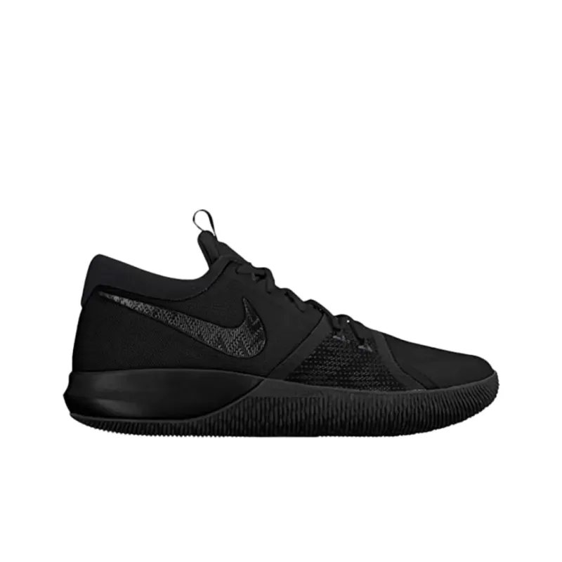 Nike Zoom Assersion Anti Slip Wear Resistant Low Top Basketball Shoes Unisex Black-1