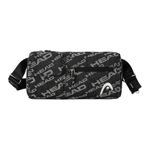 HEAD Fabric Fanny Pack Medium Size Unisex Black