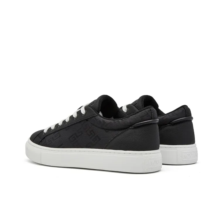 Oak Elephant Coverage Low Top Skateboard Shoes Men's Black-3