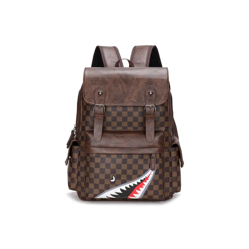 Techson PU Backpack Regular Unisex Multicolor-8