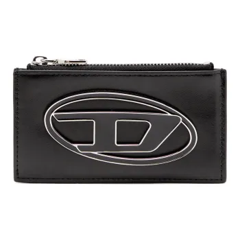 DIESEL Cow Leather Card Holder Women's Black
